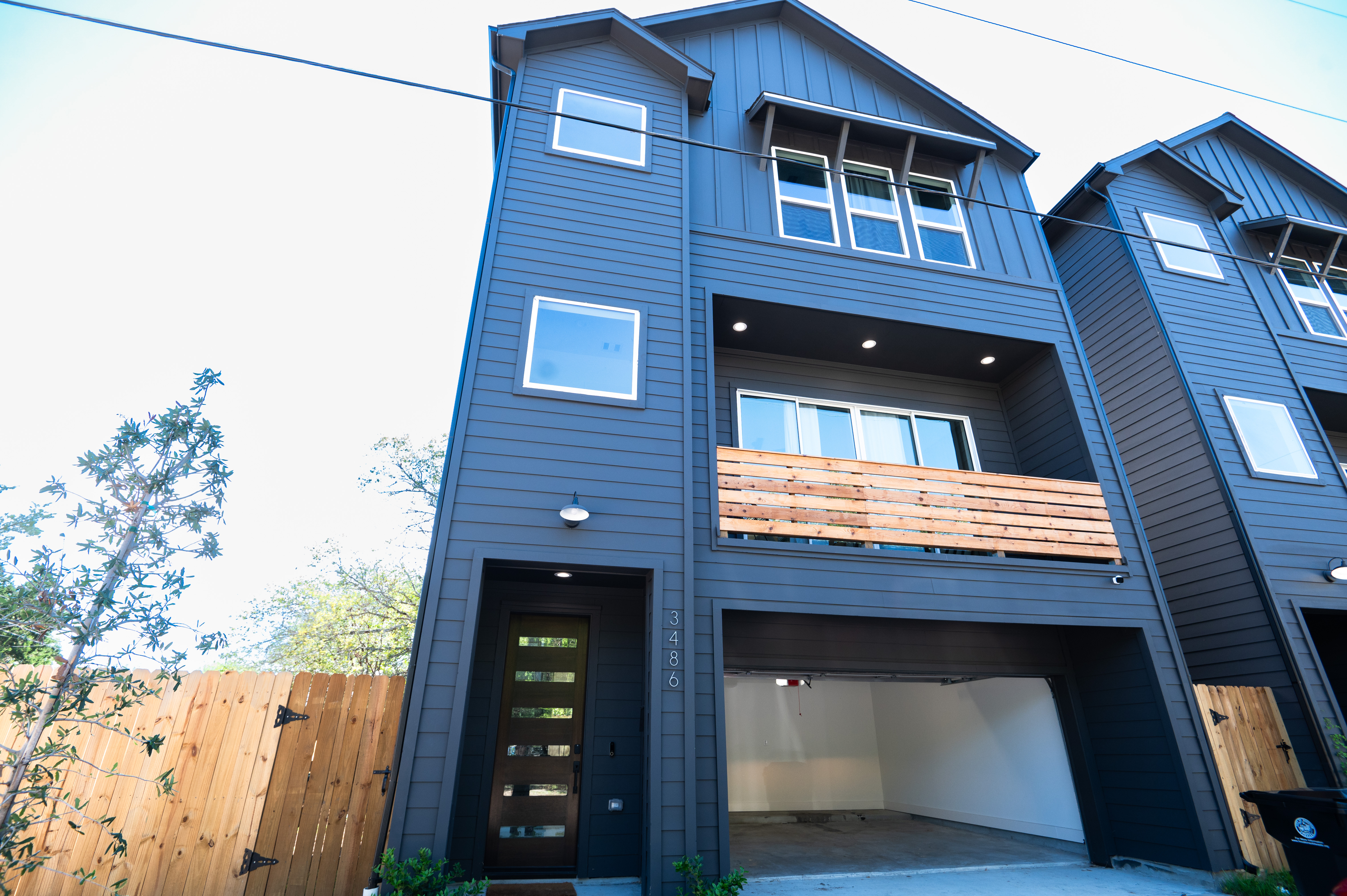 Modern farmhouse-style exterior at 3486 Luca St, Houston TX